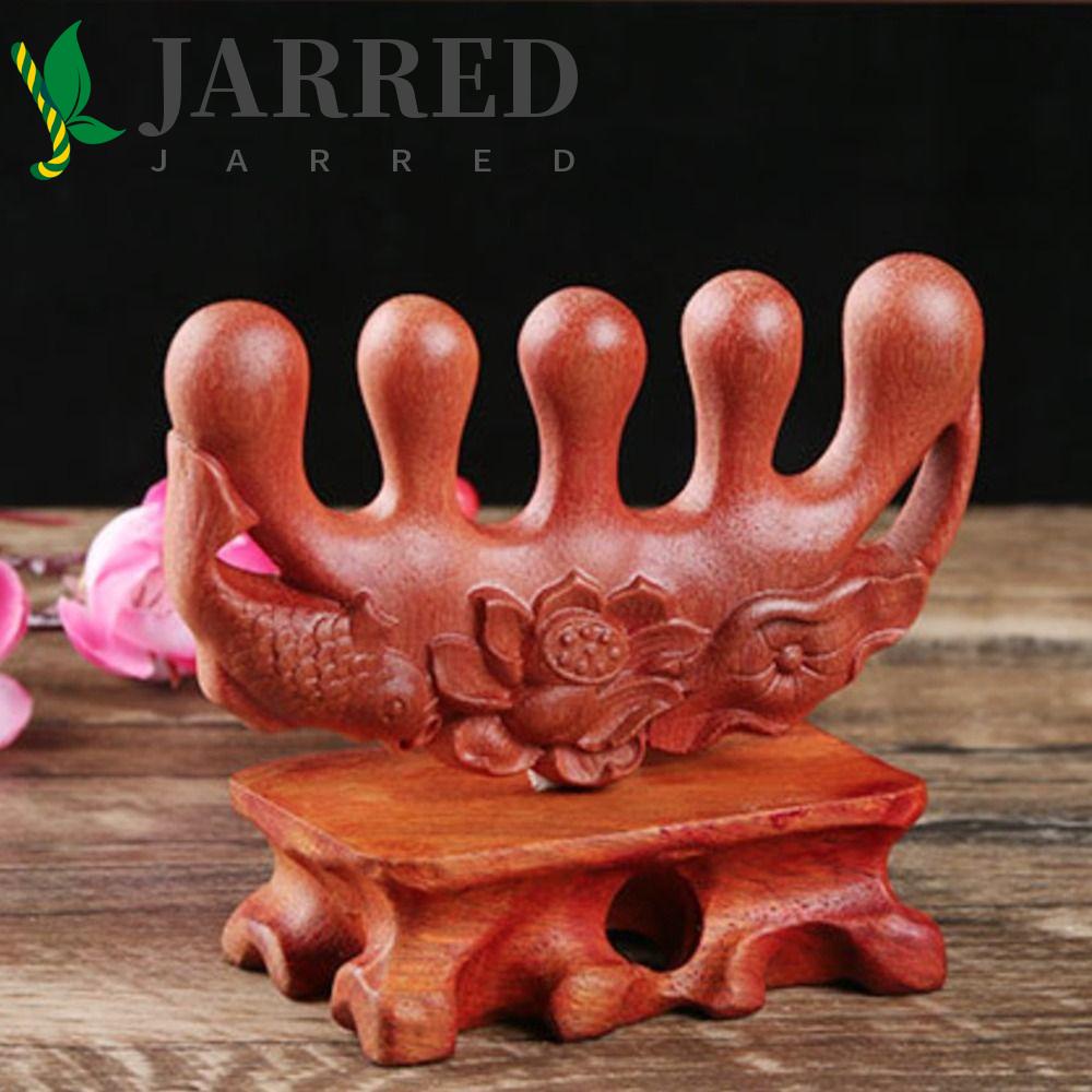 JARRED Lược Gỗ Mát Xa Bấm Huyệt Thư Giãn Tiện Dụng Cho Spa / Gua Sha