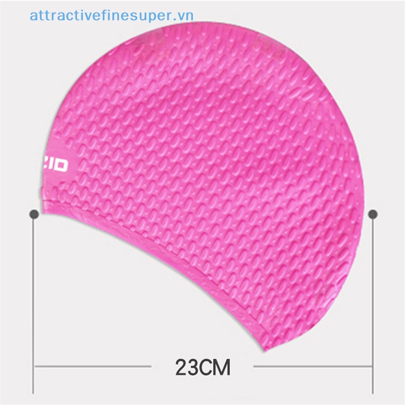 Afs Mũ Bơi Silicon Chống Thấm Nước Bảo Vệ Tai Cho Người Lớn