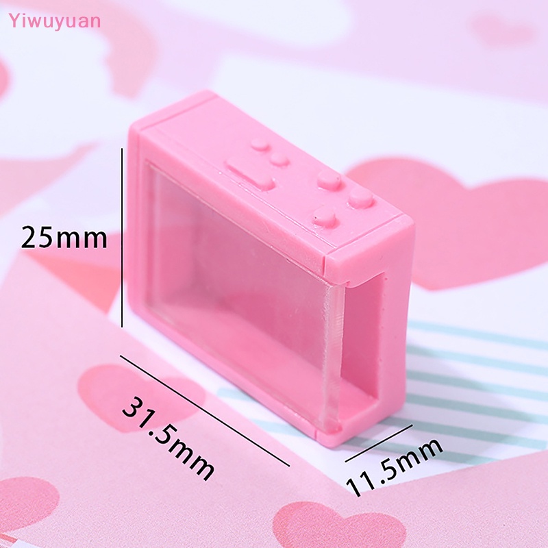 Bộ 2 Phụ Kiện Trang Trí Điện Thoại Hình Băng Cát Sét 3D DIY Mới