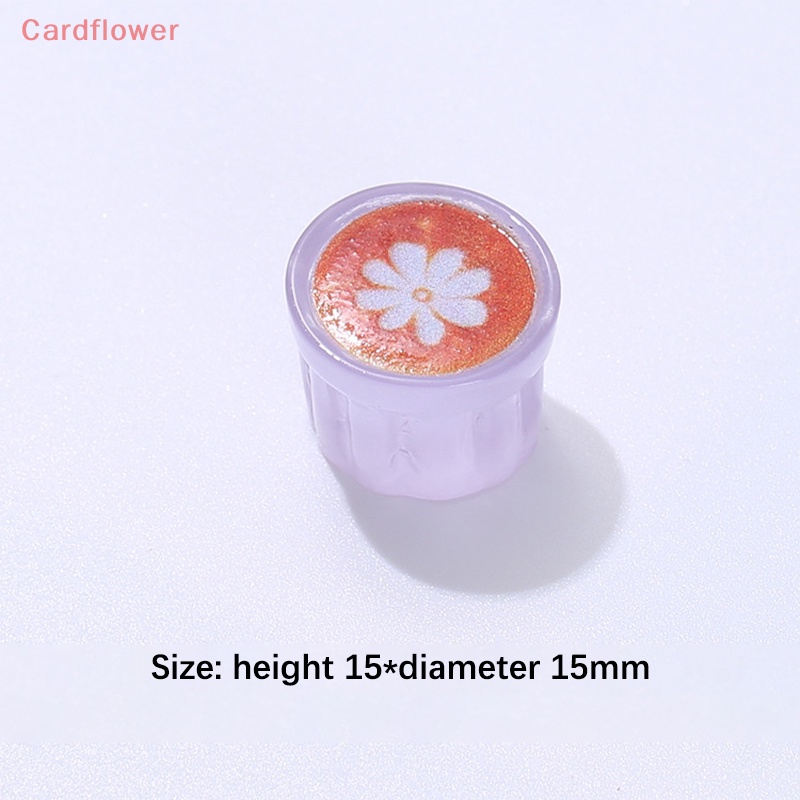 Set 5 Miếng Dán Lỗ Hình Hoa Mini Dạ Quang Trang Trí Điện Thoại / Kẹp Tóc DIY Mới