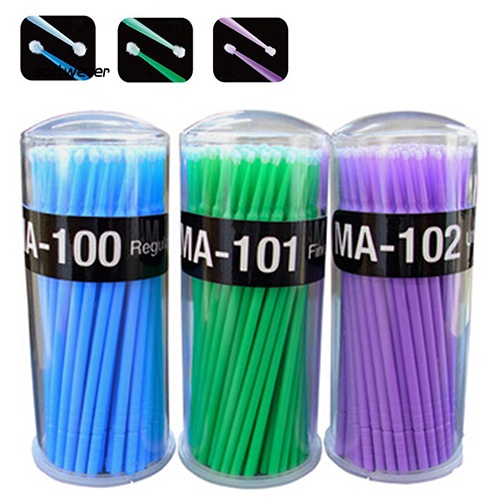 Set 100 Cọ Chuốt Mi Nhỏ Sử Dụng Một Lần Tiện Lợi