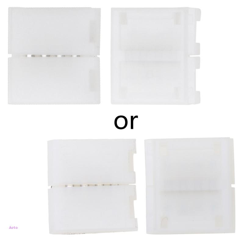 Khớp Nối Không Hàn 4 Pin 10mm Cho Dây Đèn LED 5050 RGB
