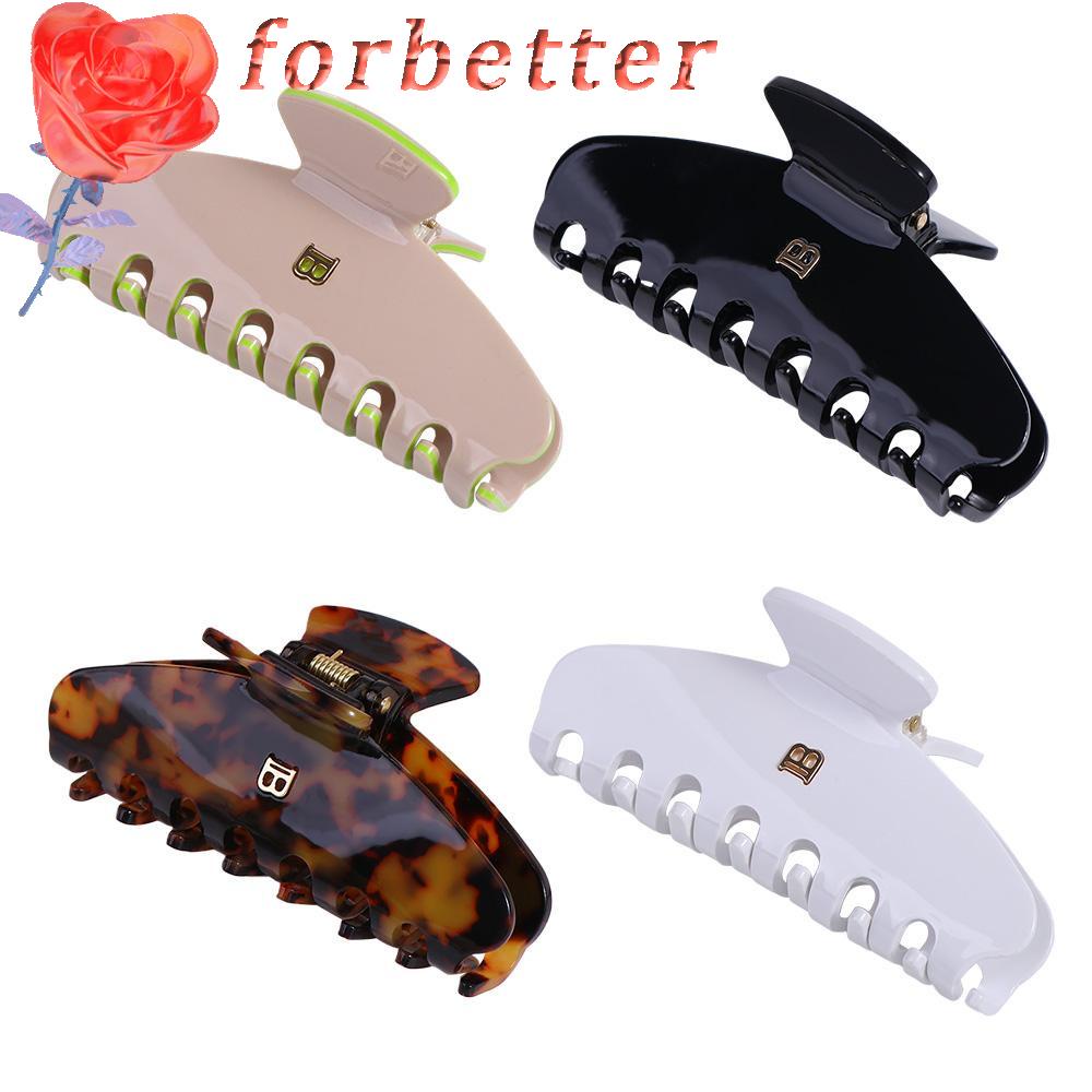 FORBETTER Kẹp Tóc Đuôi Ngựa Hình Học Thời Trang Cá Tính Cho Nữ