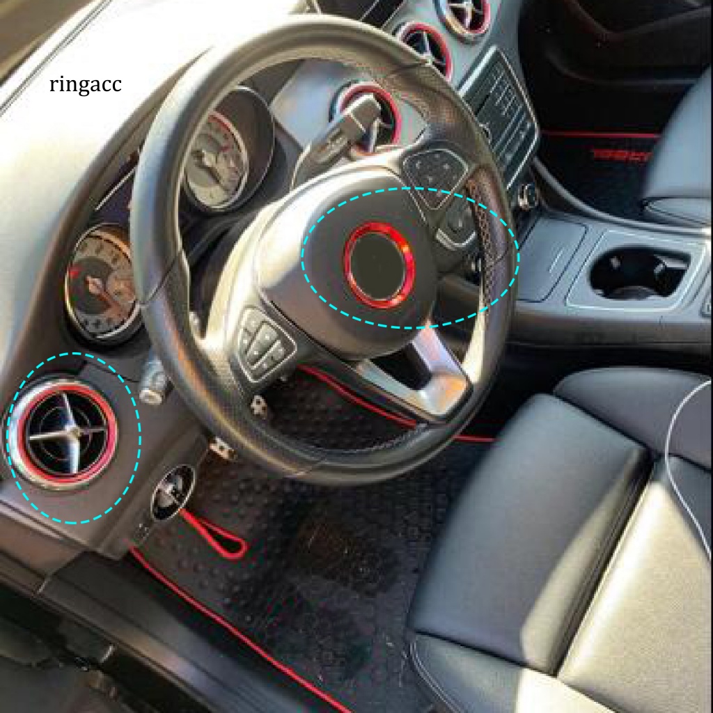 Bộ 5 Vòng Đệm Tự Dính Gắn Lỗ Thông Gió Máy Điều Hòa Cho A / B Class CLA GLA180 200 220 250 260