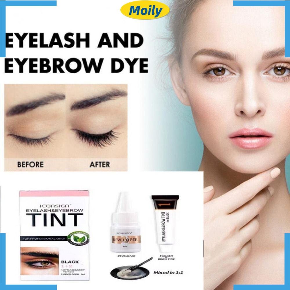 MOILYVN Kem Nhuộm Lông Mày Nhanh Khô Chống Thấm Nước Lâu Trôi Thời Trang Cho Nữ