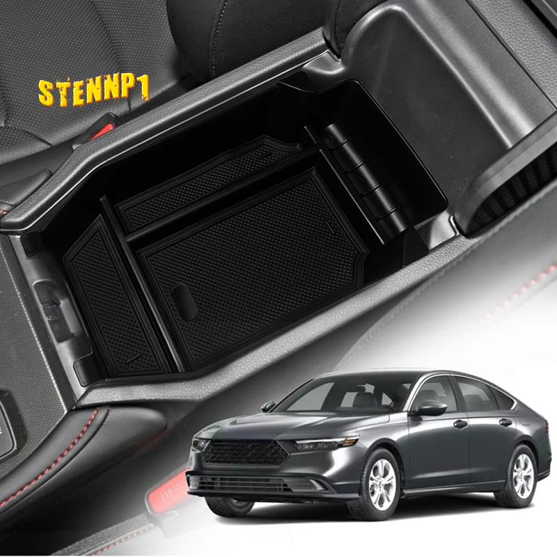 1 Hộp Đựng Đồ Dùng Gắn Chỗ Tỳ Tay Xe Hơi Màu Đen Tiện Dụng Cho 2023 Honda Accord