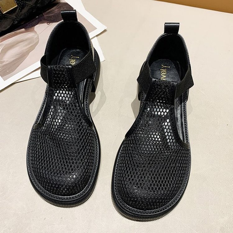 Sandal Phối Lưới Thoáng Khí Thời Trang Mùa Hè 2023 Cho Nữ