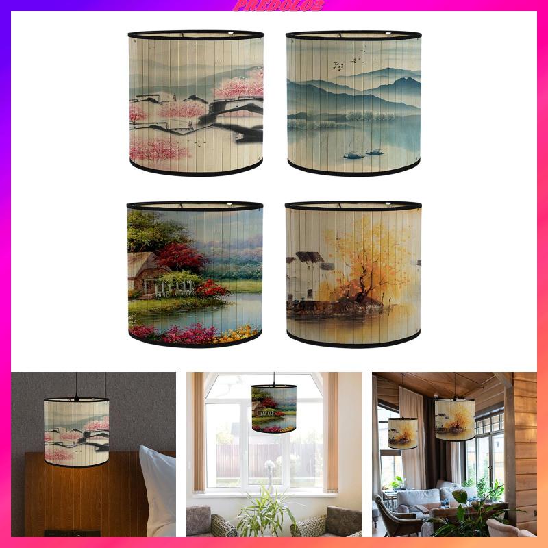 Chụp Đèn Treo Trần Nhà Bằng Vải Dệt Thủ Công In Họa Tiết Trống Cổ Điển Trang Trí Phòng Ngủ / Nhà Cửa