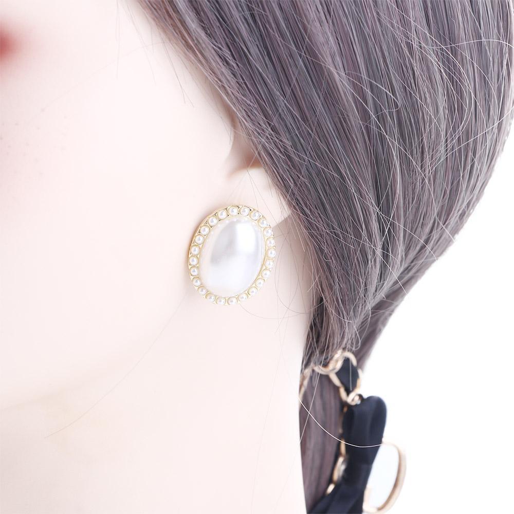 Đôi Khuyên Tai Đính Đá Phong Cách Retro Thời Trang Cho Nữ