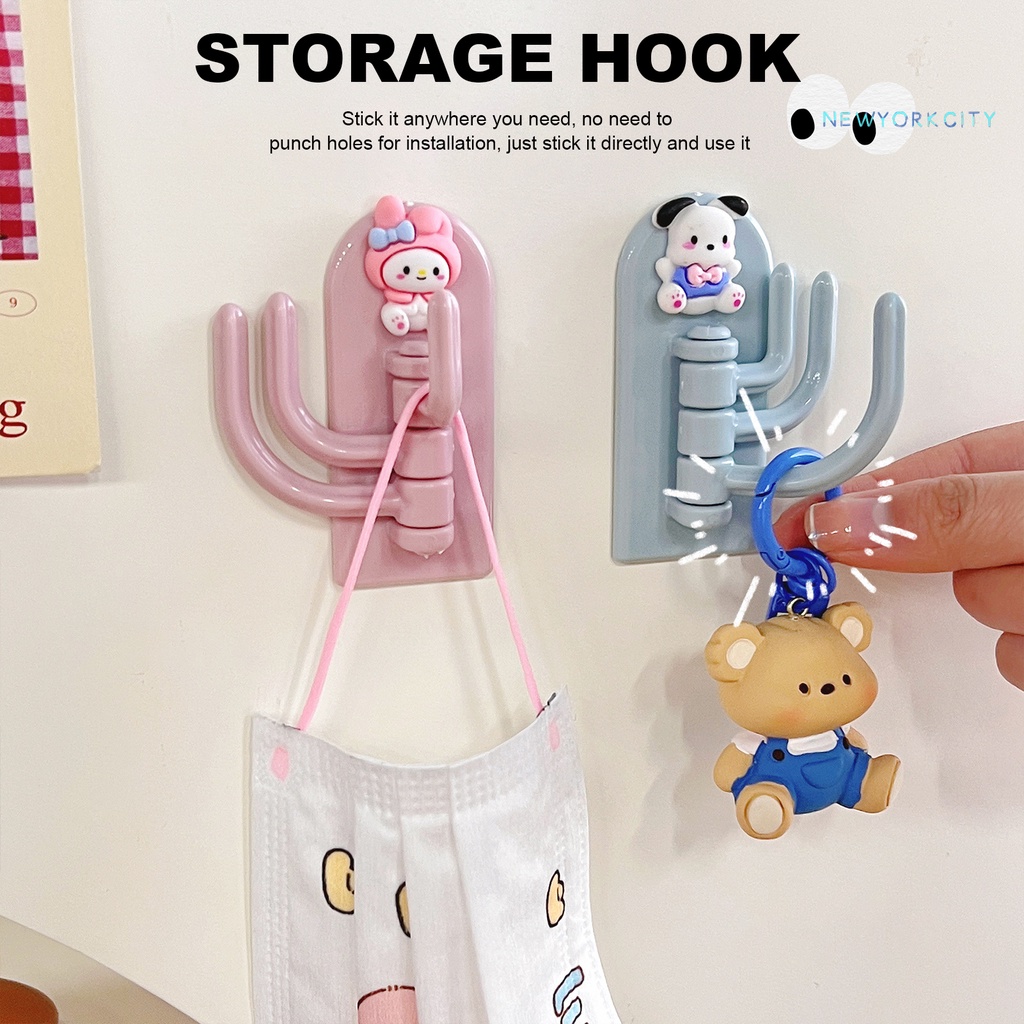 Móc Treo Đồ Dán Tường Hình Chú Ếch Hoạt Hình Chống Nước Không Để Lại Dấu Vết