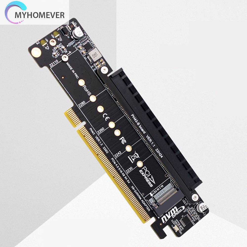 Thẻ Mở Rộng PCIe X16 Sang X8 + X4 + X4 2280 / 2260 / 2242 / 2230 SSD