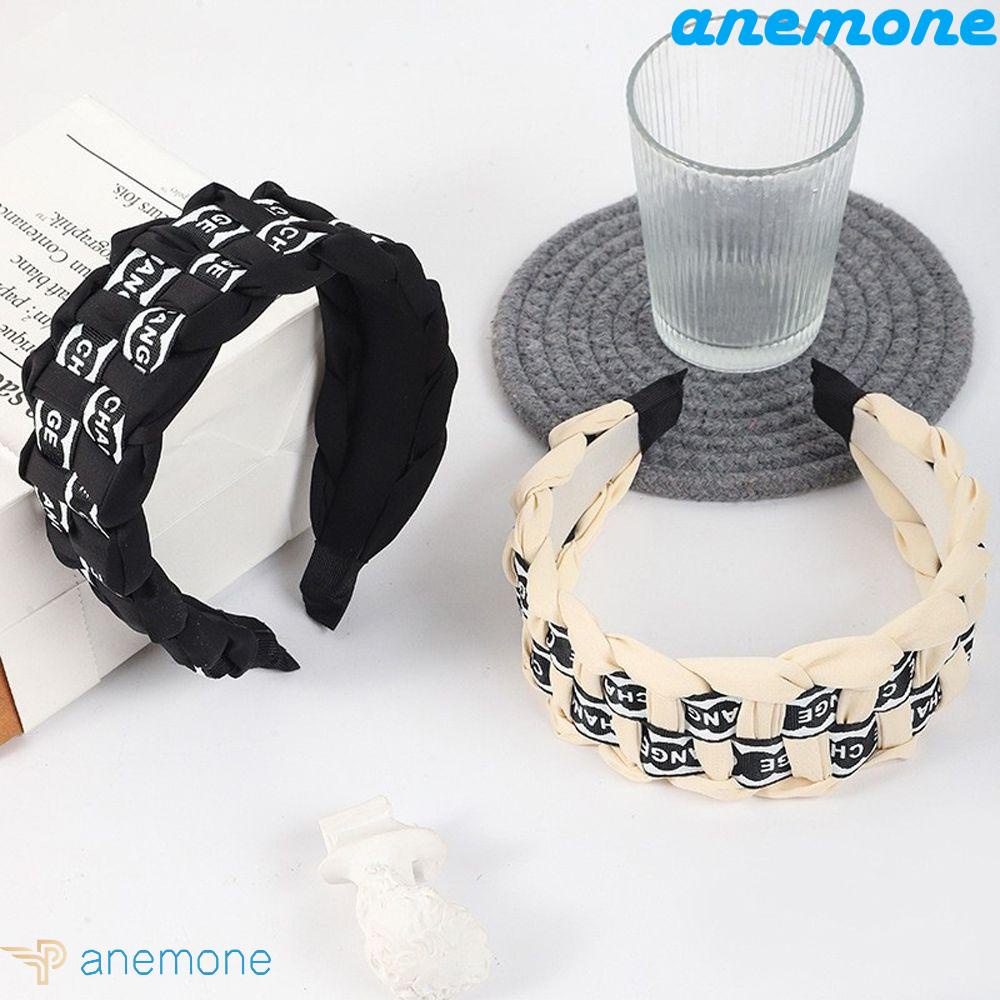 ANEMONE Băng Đô Cài Tóc Bằng Nhựa Chống Trượt Thiết Kế Đơn Giản Cho Nữ