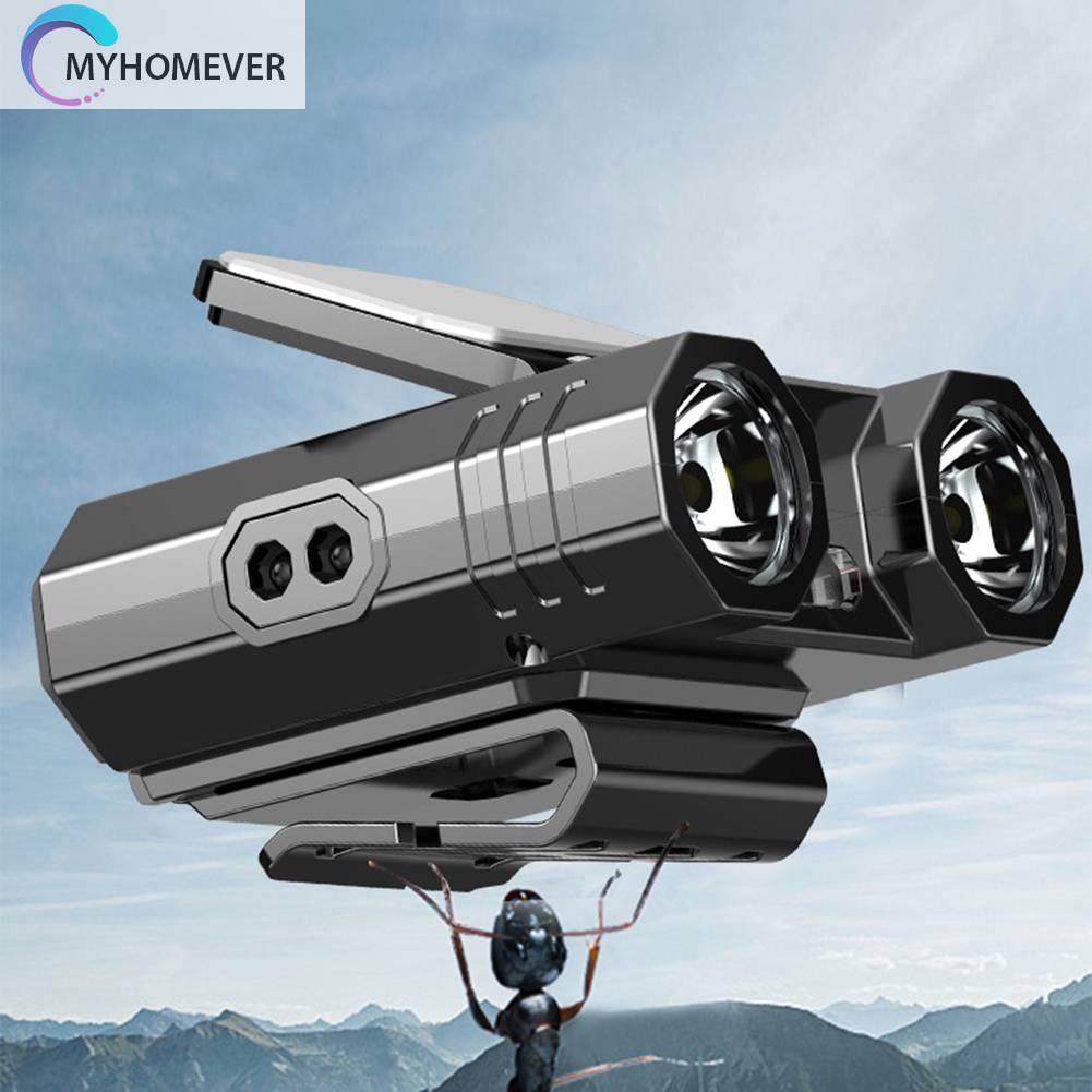 Đèn LED Đeo Đầu Cảm Biến Sóng XPE 400LM 1400mAh IPX4 Chống Thấm Nước Sạc USB Loại C