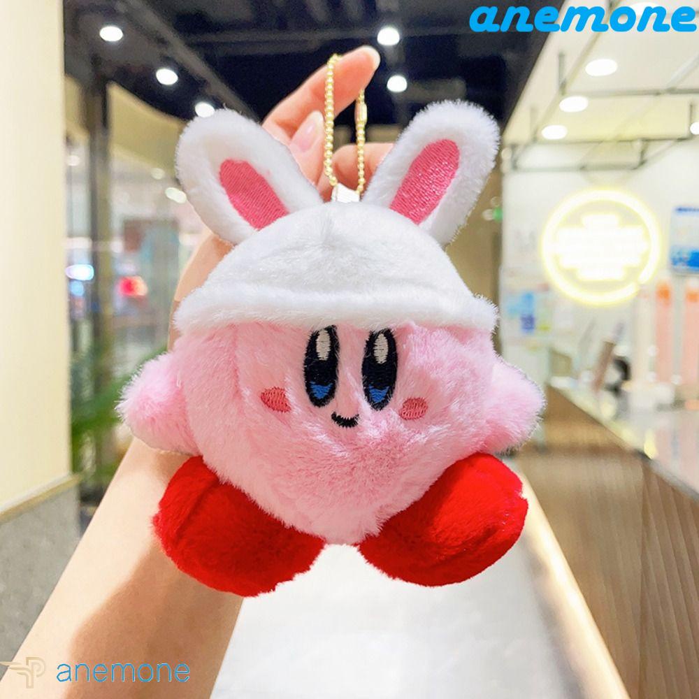 ANEMONE Móc Khóa Thỏ Kirby Nhồi Bông Dễ Thương