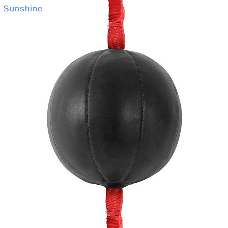 Bóng Tập Đấm Bốc Tốc Độ Hai Đầu Bằng Da Pu Màu Đen Vn