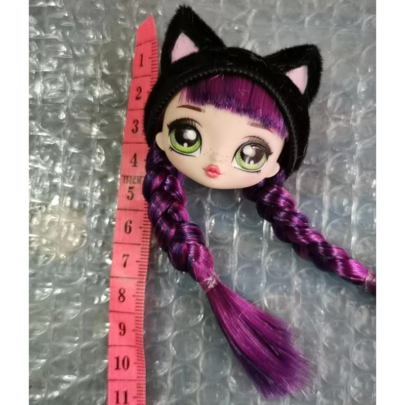 Mũ Đội Đầu Búp Bê 1 / 12 Kèm Tai Mèo mini lol Không Thể Tháo Rời