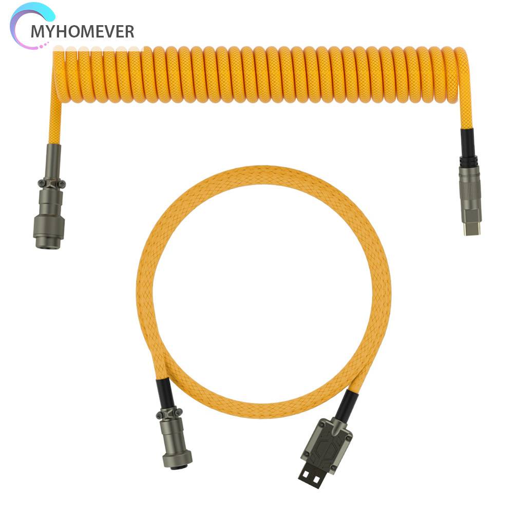 Dây Lò Xo Nối Dài 1.5m Chuyển Đổi Type C Sang USB