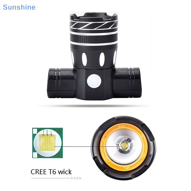 Đèn LED 2000mAh Gắn Phía Trước Xe Đạp Có Thể Sạc Lại Bằng Cổng USB