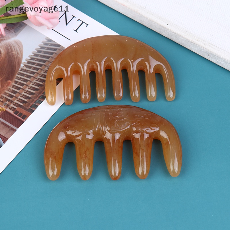 Lược Chải Tóc Răng Thưa Tự Nhiên 1Xnatural Ox Bỏ Túi Dùng Cho SPA