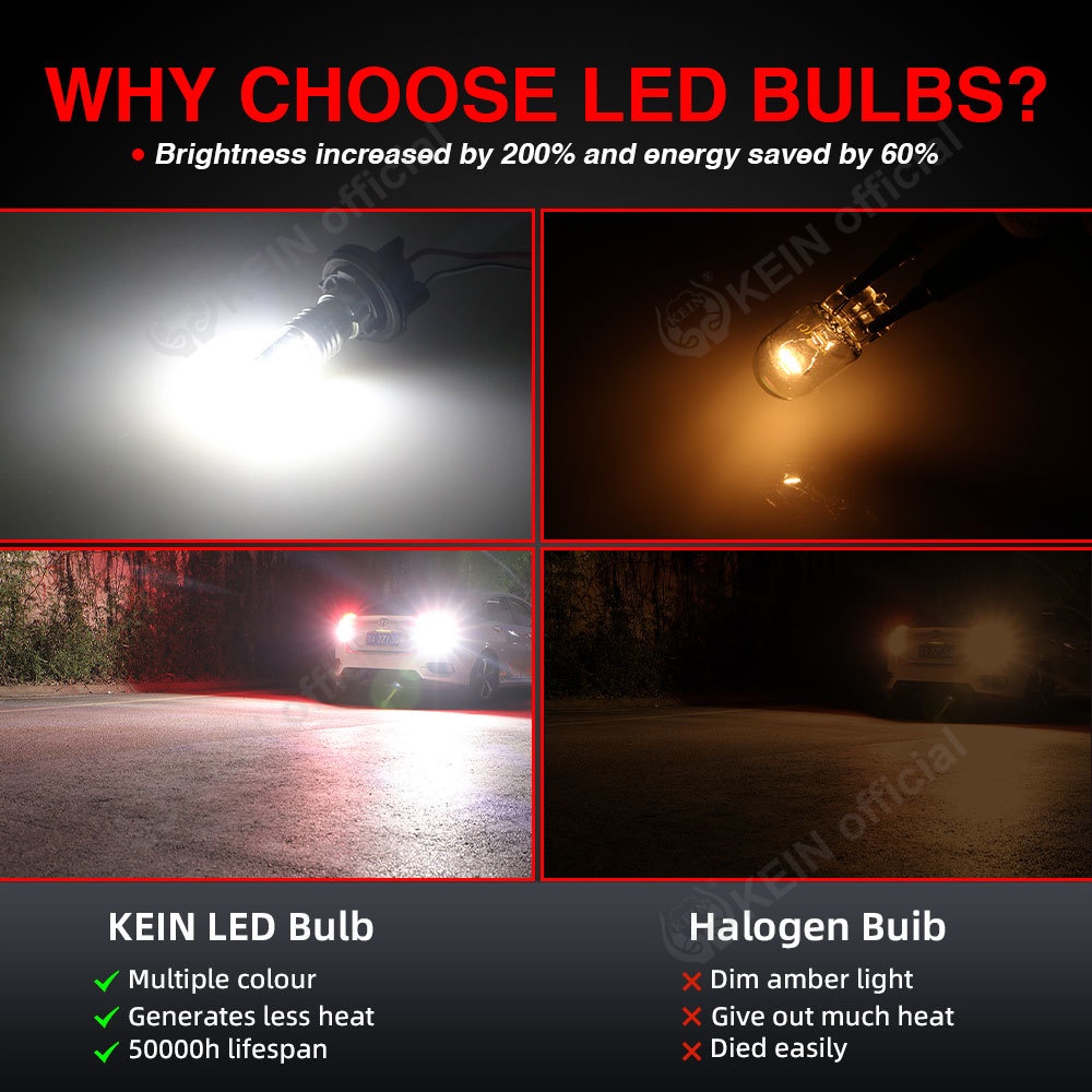 Đèn Led Phanh Xe Hơi / Xe Máy KEIN T15 T20 7440 7443 1156 BA15S P21W W16W W21W W21 / 5W 45SMD 4014