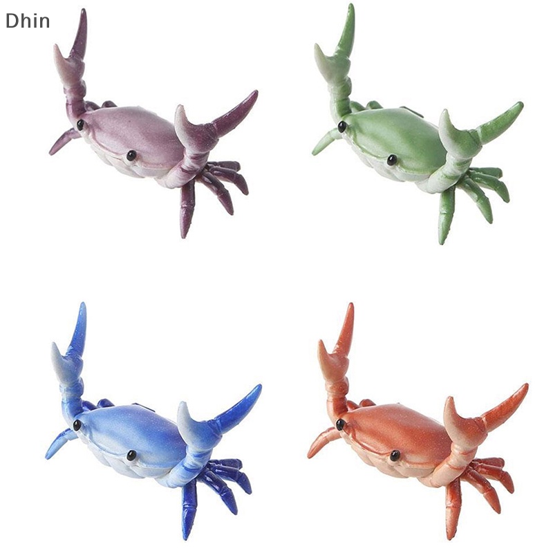 [Dhin] Creative Cute Crab Pen Holder Weightlifg Crabs Penholder Storage Rack COD