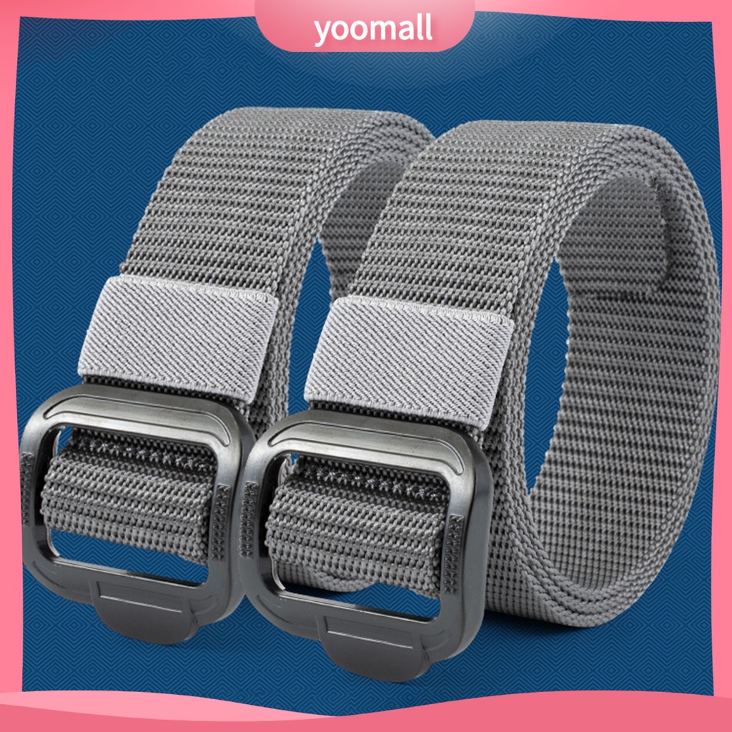 Thắt Lưng Nylon Bện Sợi Nylon Co Giãn Thoải Mái Màu Sắc Đơn Giản Dành Cho Nam