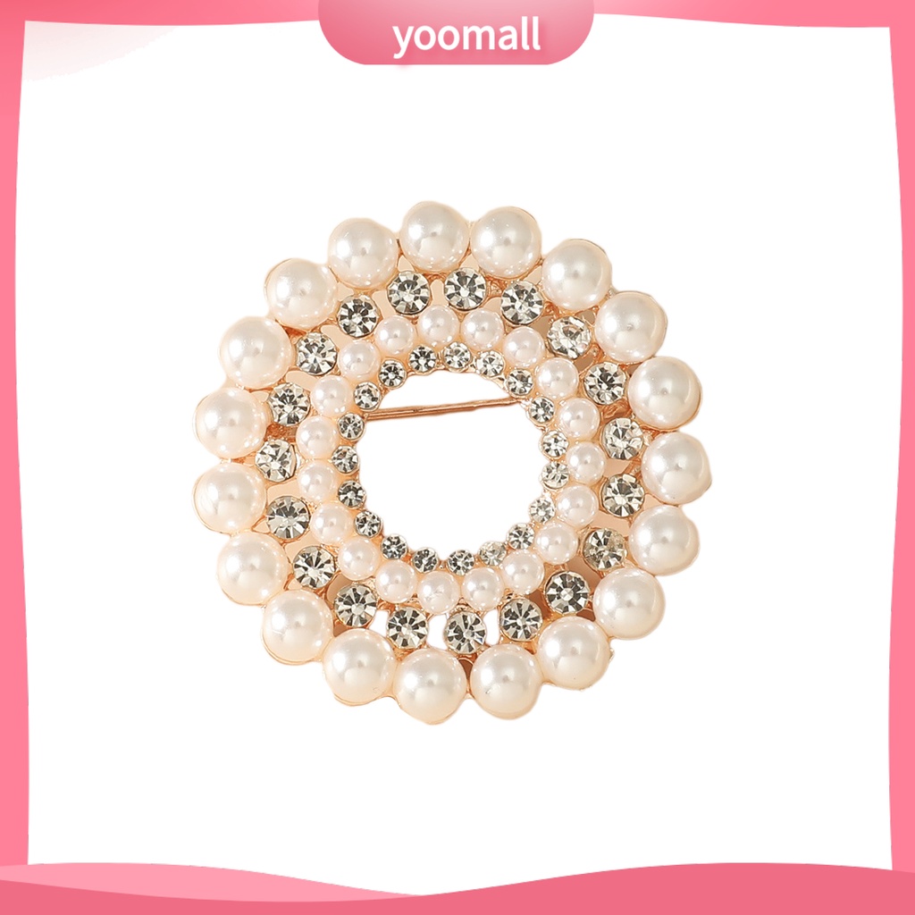 Ghim Cài Áo Đính Đá / Ngọc Trai Giả Thời Trang Cho Nữ