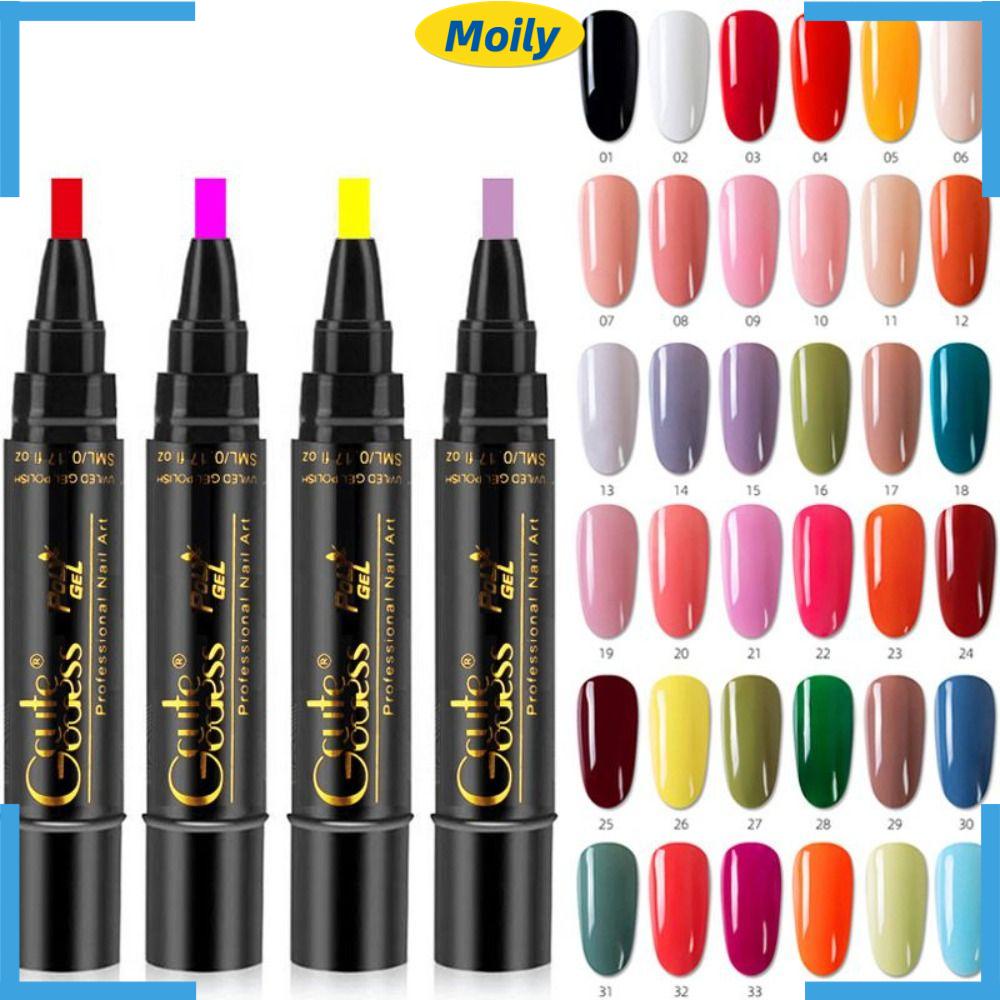MOILYVN Bút Vẽ Trang Trí Móng Tay Chống Nước Dễ Tháo Rời