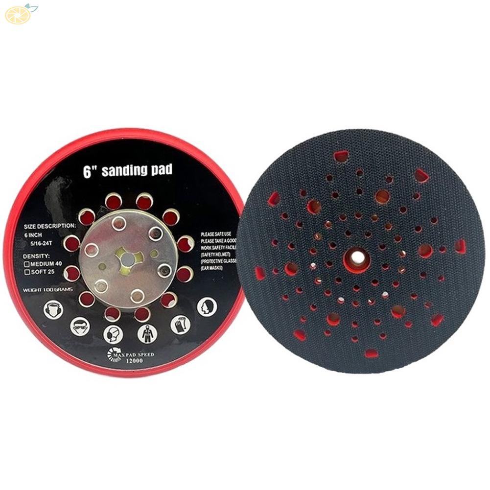 【VARSTR】Backing Pad Sanding Discs Sanding Tools 6inch Abrasive Changes Efficient