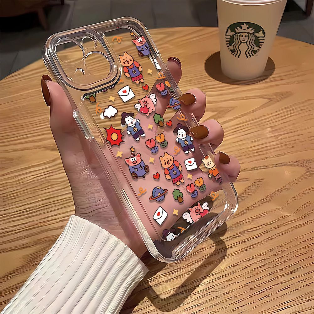 Ốp Điện Thoại Dẻo Họa Tiết Hành Tinh Độc Đáo Chống Sốc Cho iPhone14Promax7 12 1313 118p 1S8E