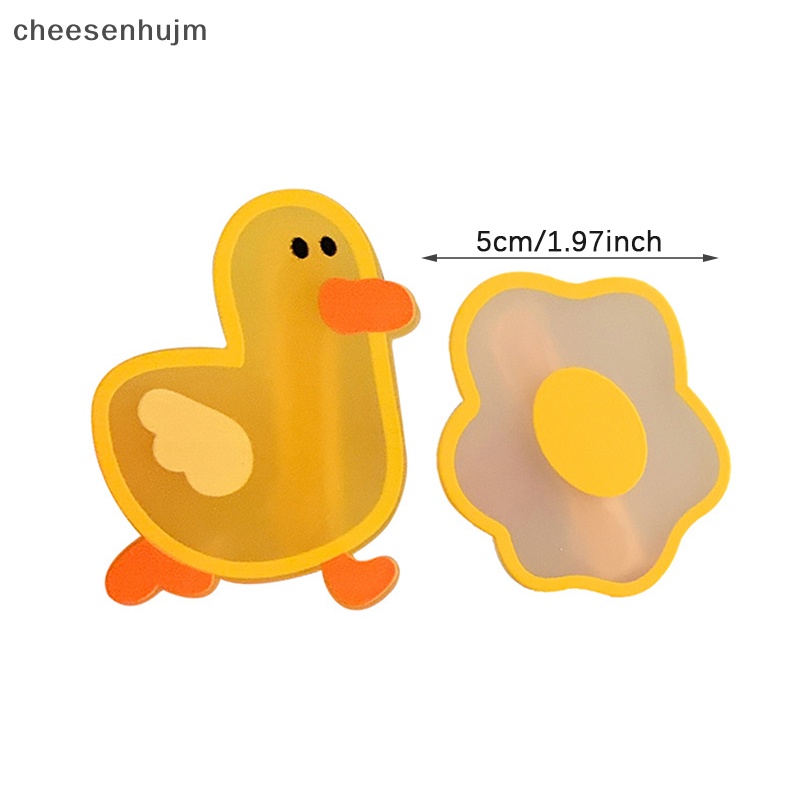 Kẹp Tóc Vịt Bằng Nhựa Màu Vàng Phong Cách Hàn Quốc Dễ Thương Cho Bé Gái