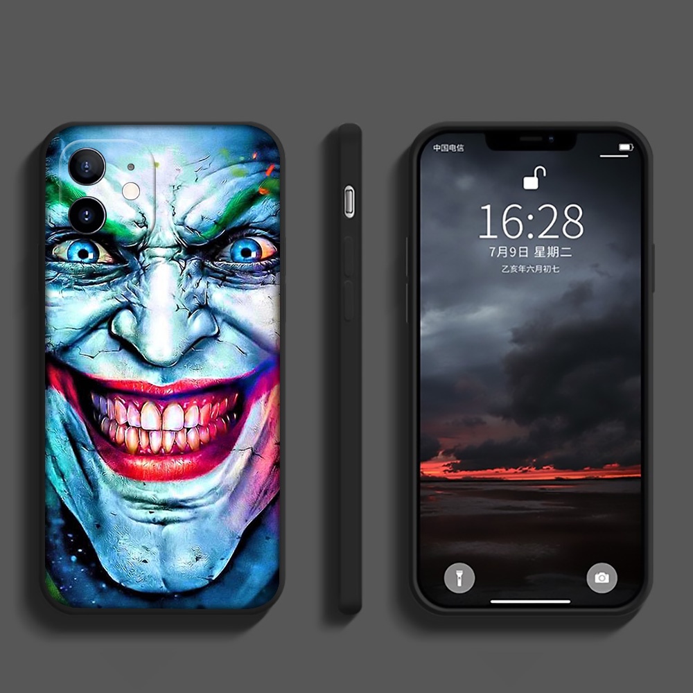 Ốp Điện Thoại Silicon Mềm Hình Joker EG62 Cho iPhone 13 Pro Mini XS Max