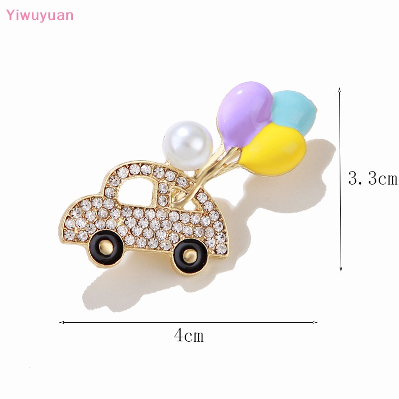 Ghim Cài Áo Hình Bong Bóng Đính Đá Thời Trang Cho Nữ