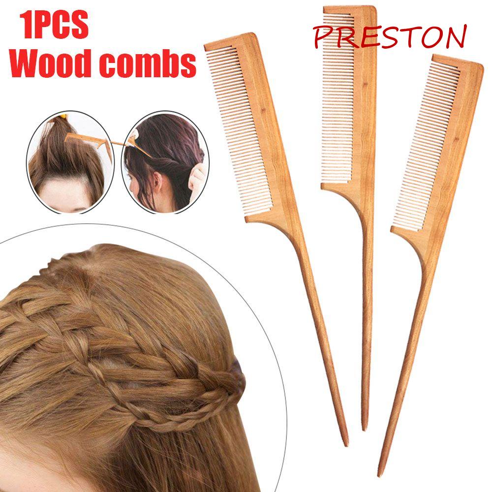 PRESTON Lược Đuôi Nhọn Chống Tĩnh Điện Tạo Kiểu Tóc Chuyên Nghiệp Cho Salon