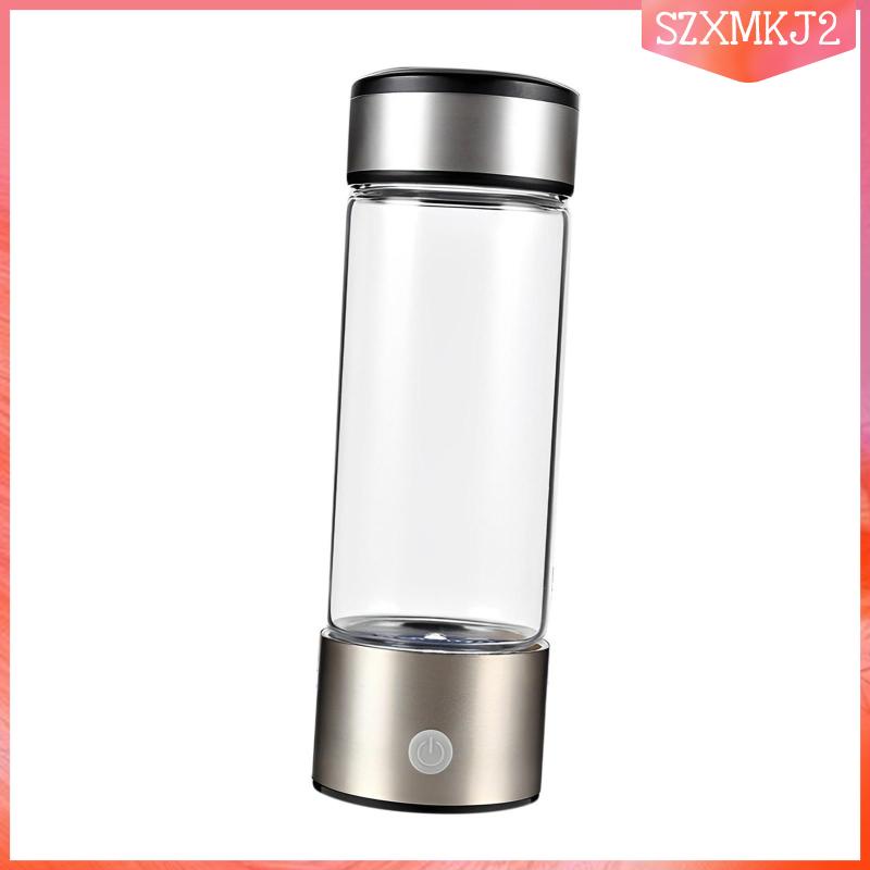 Bình Nước Thể Thao Bằng Kính Có Thể Sạc Lại Bằng Cổng USB Dùng Làm Quà Tặng Sinh Nhật Ngoài Trời