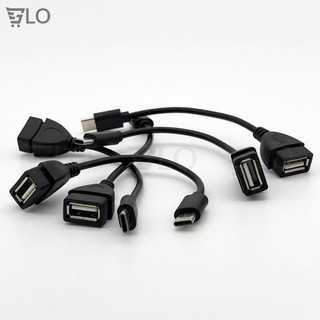Cáp Chuyển OTG Cổng Type-C Sang USB 10cm