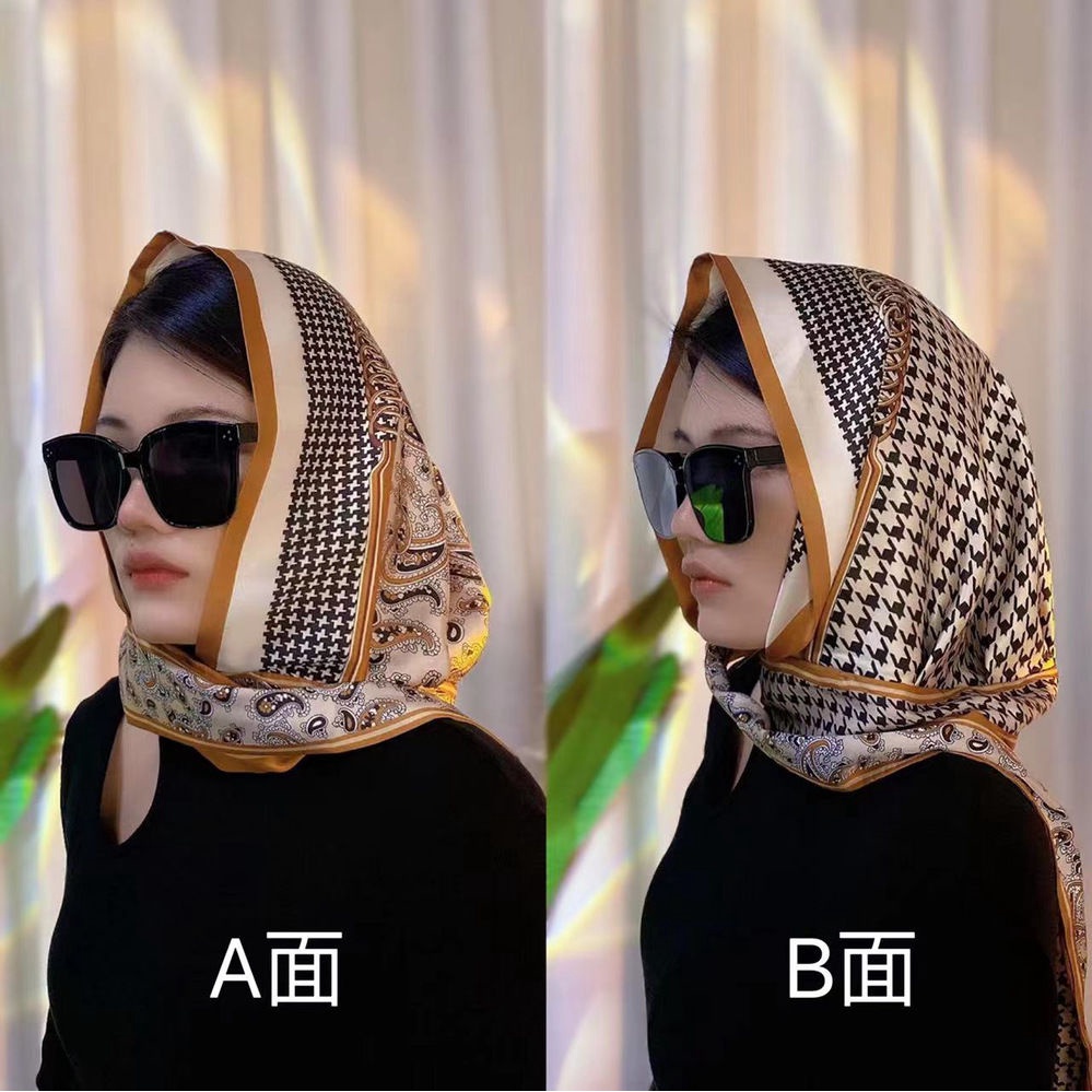 Mũ Chống Nắng Hai Mặt Bằng Lụa Satin Thời Trang Xuân Hè