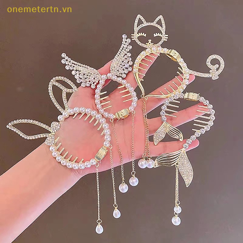 Kẹp Tóc Đuôi Ngựa Thiết Kế Xinh Xắn Thời Trang Cho Bé Gái