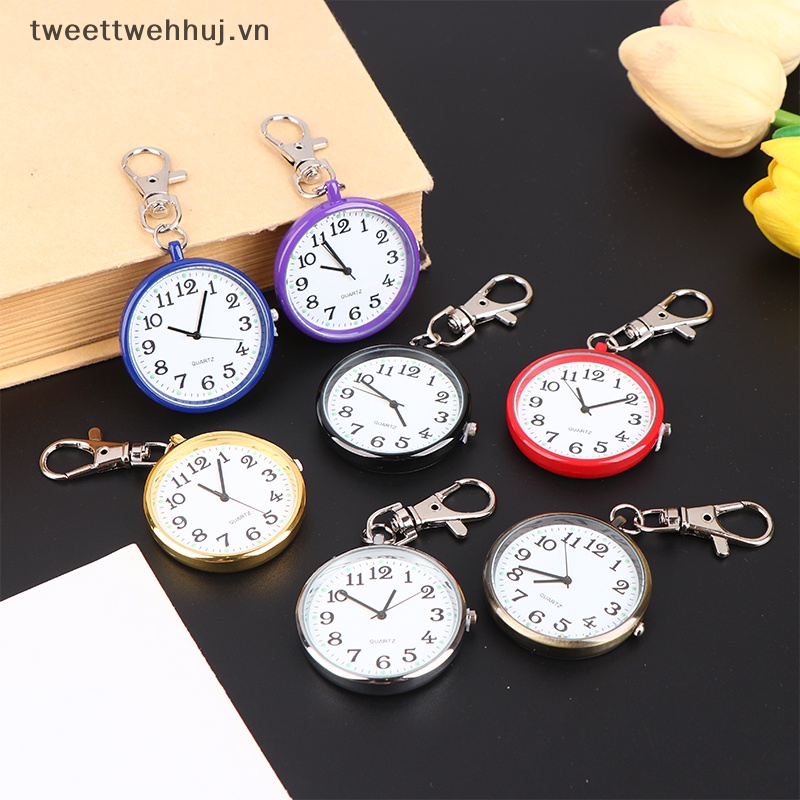 Đồng Hồ Bỏ Túi Kiêm Móc Khóa Phong Cách Vintage