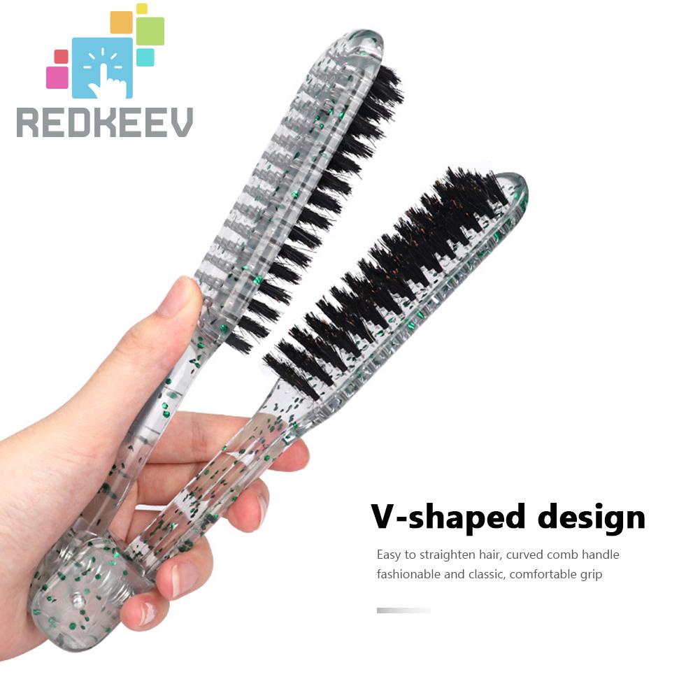 Lược Kẹp Chữ V Tạo Kiểu Tóc Không Đau Tiện Dụng