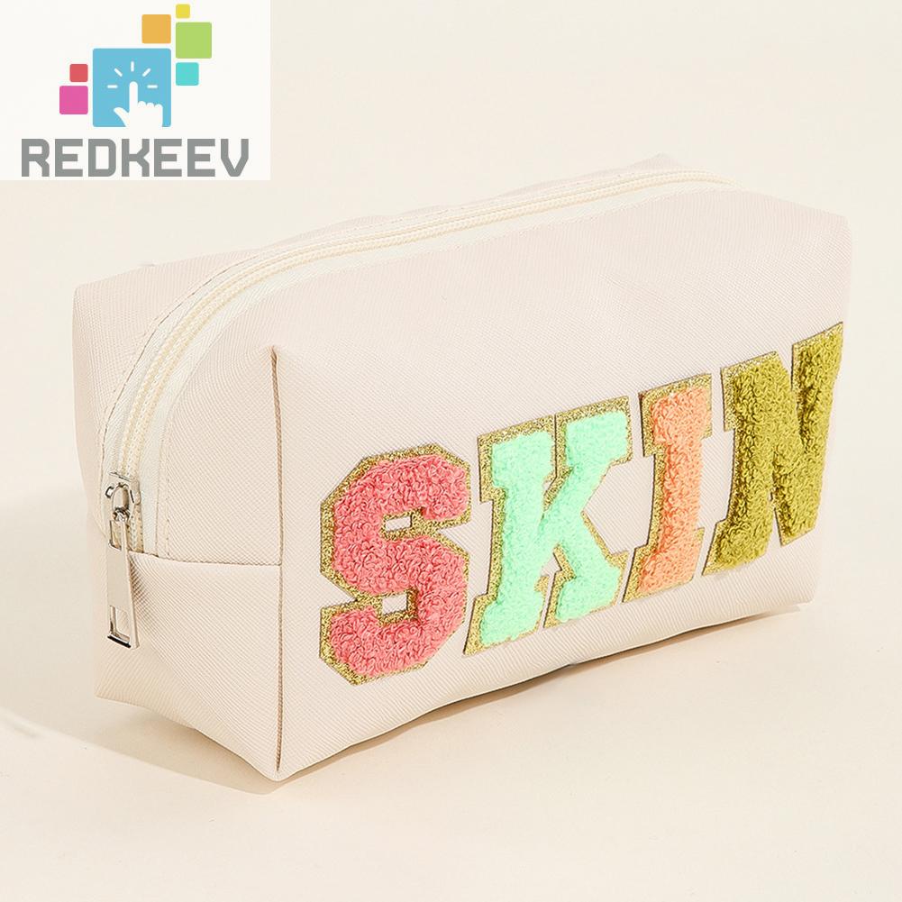 Túi Đựng Mỹ Phẩm Da PU Sức Chứa Lớn Tiện Dụng Cho Nữ