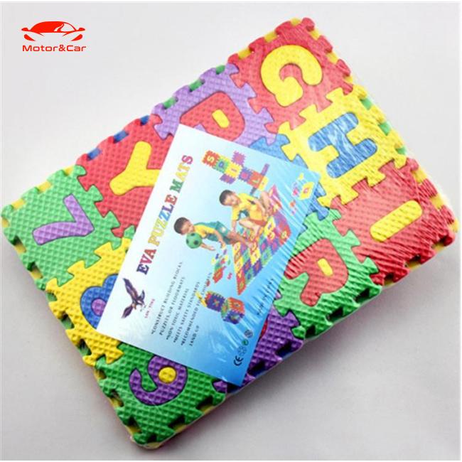 Set 36 Thảm Xốp Ghép Thảm Họa Tiết Chữ Cái Và Số Hoạt Hình Trang Trí Nhà Cửa Cho Bé