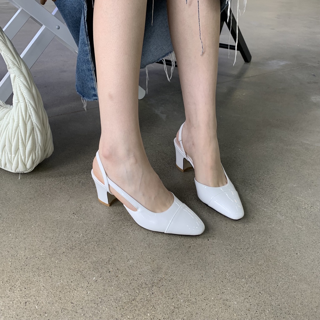 Giày Cao Gót Mũi Tròn Màu Sắc Đẹp Mắt Thời Trang Mùa Xuân Sk2023 Dành Cho Bạn Nữ