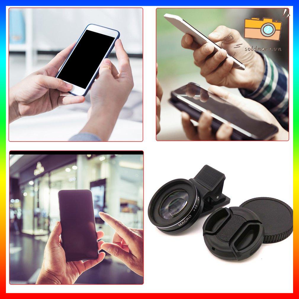 37MM 15X Ống Kính Macro 4K Chụp Ảnh Chuyên Nghiệp Điện Thoại Ống Kính Máy Ảnh Ống Kính Macro Phụ Kiện Cho Điện Thoại Thông Minh Cho Trang Sức Kim Cương