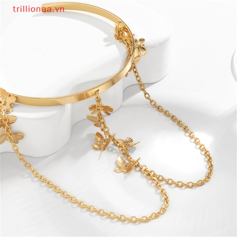 Vòng Đeo Cánh Tay Bằng Kim Loại Phong Cách Bohemian Thời Trang Dành Cho Nữ