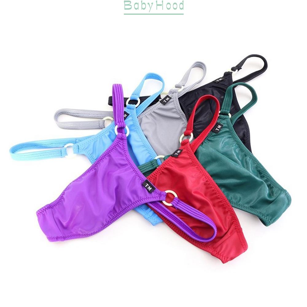 Quần Lót Dây Nylon Chữ T Thoáng Khí Bốn Màu Cho Nam#BBHOOD