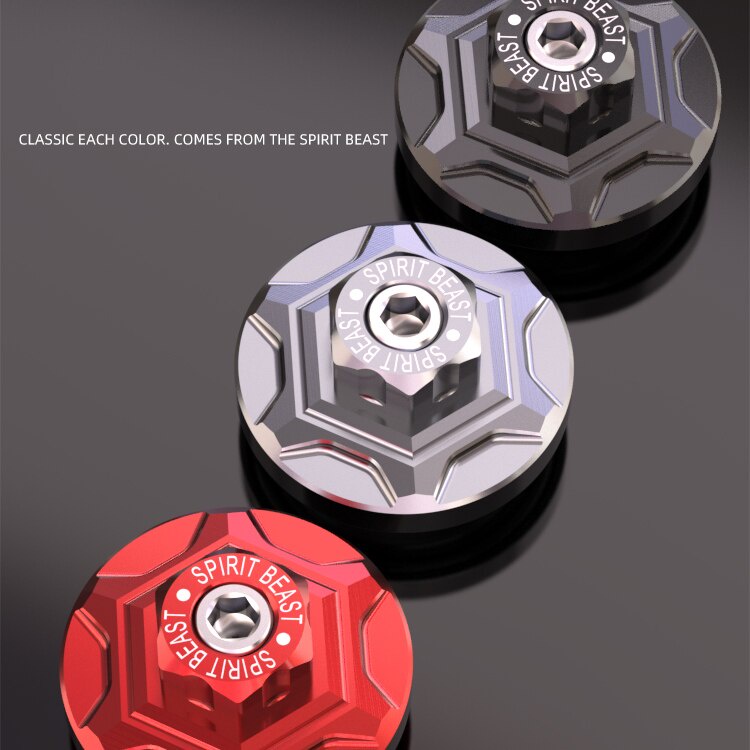 Spirit beast CNC Honda PCX150 160 ADV LEAD125 Click Dầu thoát dầu cắm vít tinh thần quái thú sửa đổi xe máy từ dầu sump hạt dầu sump phù hợp