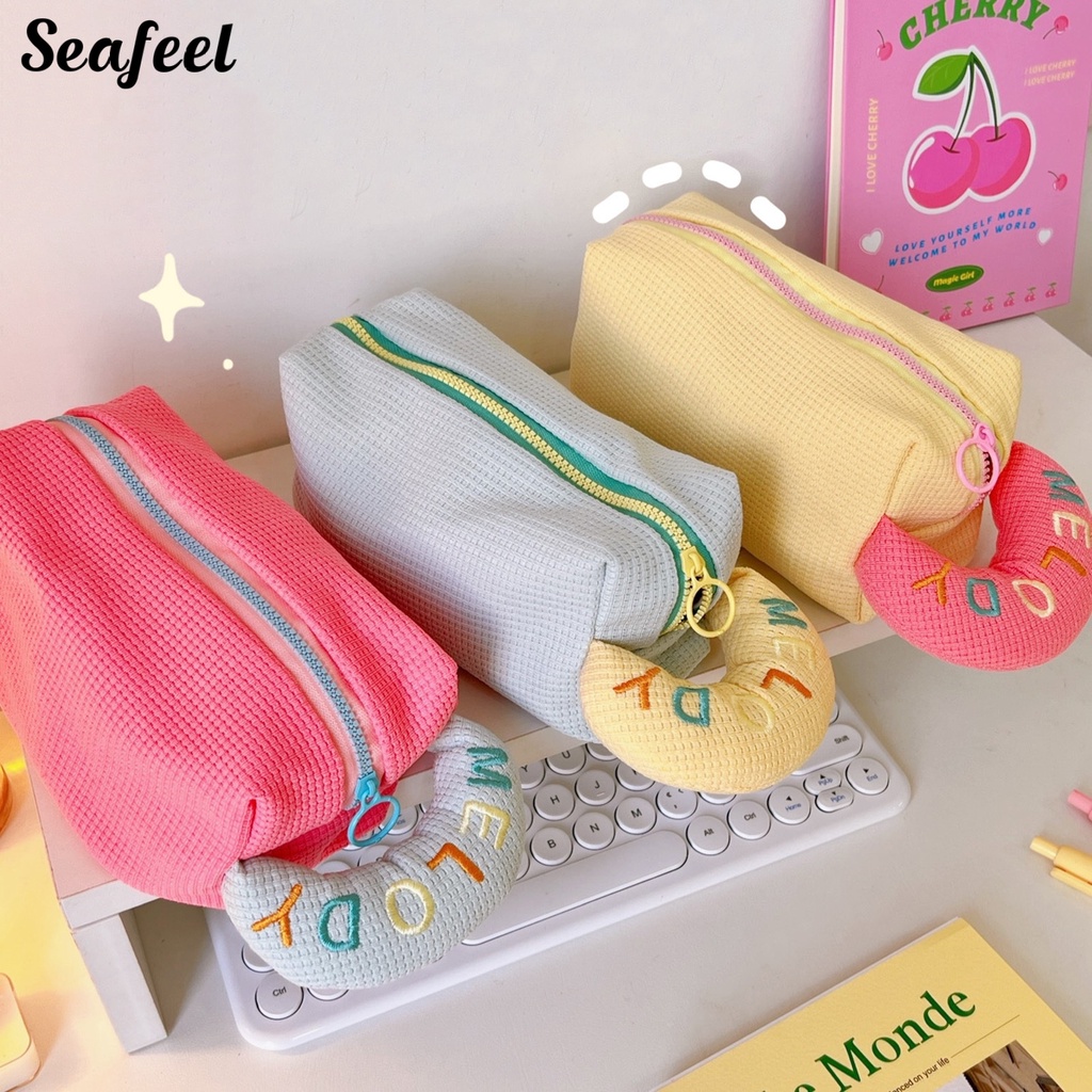 Túi Đựng Bút Chống Bụi Sức Chứa Lớn Màu Sắc Đơn Giản Sử Dụng Hàng Ngày