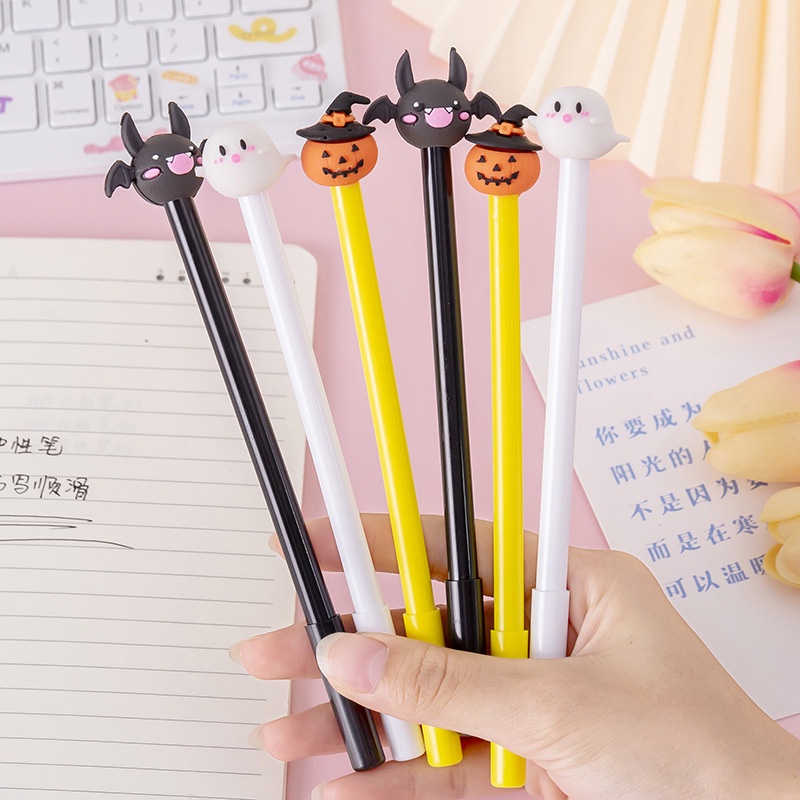 Bút Mực Gel Hình Quả Bí Ngô Halloween Sáng Tạo