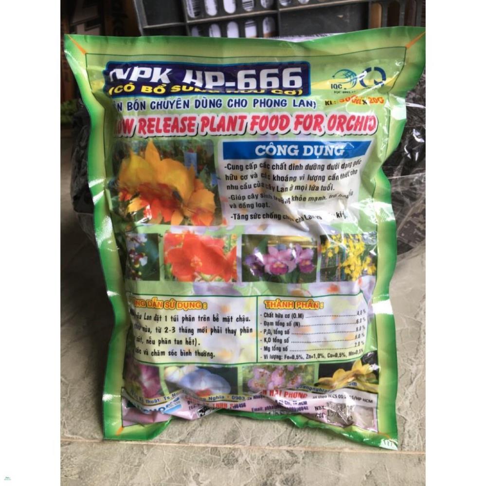 PHÂN BÓN HỮU CƠ TAN CHẬM HP666 ( TÚI 30 GÓI ) - CHẤT LƯỢNG VÀ HIỆU QUẢ TỐT